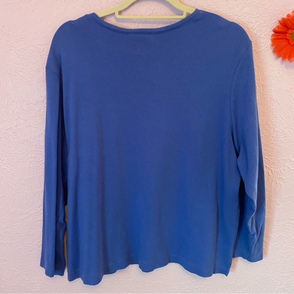 Quaker Factory long sleeve top 1X - Picture 4 of 5